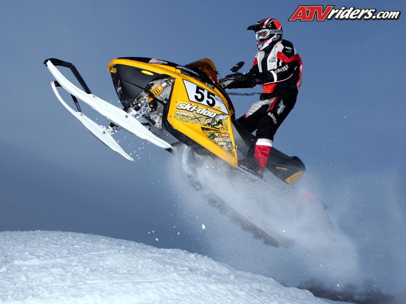 Doug Gust airing out his Ski-Doo Snowmobile - "Wednesday Wallpapers" 