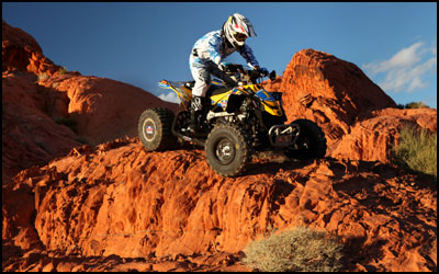 Can-Am DS450 Pro ATV Racer Josh Frederick 
