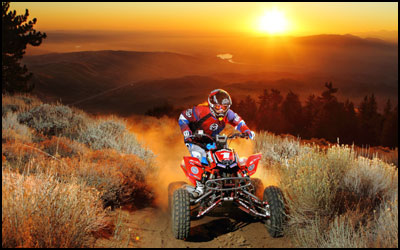 Duncan Racing's Andy Lagzdins - National Hare & Hound ATV Racer
