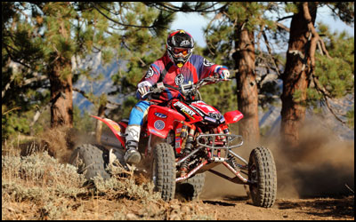 Moose Racing's Andy Lagzdins - Honda TRX450R Sport ATV