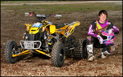 AMA ATV Motocross Pro ATV Racer Joel Hetrick 