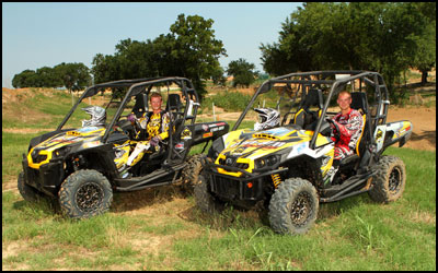 TQRA Can-Am Commander SxS / UTV Racers Cody & Hunter Miller 