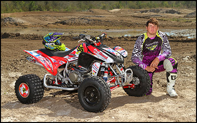Kyle Fix - Honda 450R ATV - AMA Pro ATV Motocross Racer