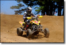 Dustin Wimmer Yoshimura Suzuki LTR450 ATV