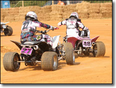 Paige Cowell & Bailey Williams ATV Racing