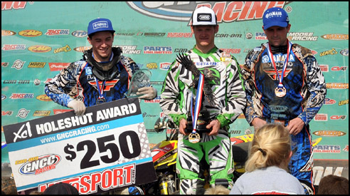 Maxxis ATV Racers swept the GNCC XC1 PRO ATV Podium