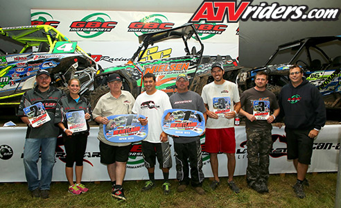 Heartland Challenge Open UTV Class Podium