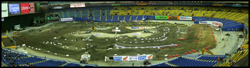 Montreal Supermotocross Track Layout