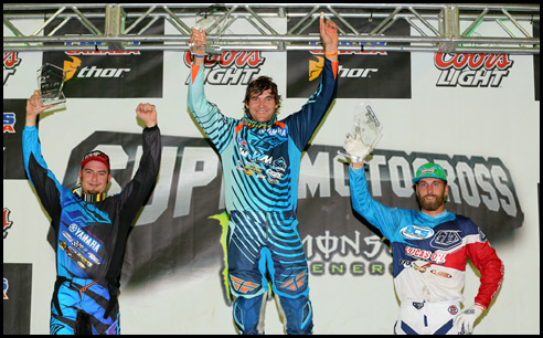 Montreal Supermotocross Pro Podium