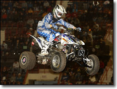 #19 Jason Dunkelberger - Golden West Cycle's Honda TRX 450R ATV Arenacross 