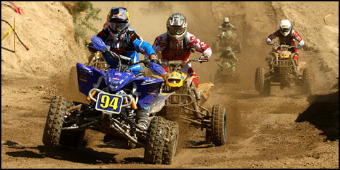 Yamaha YFZ450R ATV Dustin Nelson Holeshot