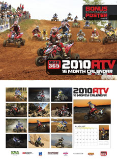 Month Calendars on 2010 Atv   Sxs 16 Month Calendars Released