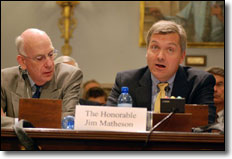 US Sen. Robert Bennett and US Rep. Jim Matheson
