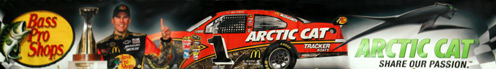 Arctic Cat ATV - Bass Pro - NASCAR Jamie McMurray