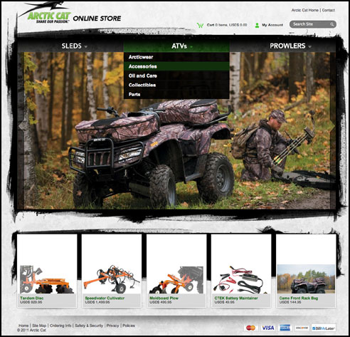 Arctic Cat Website