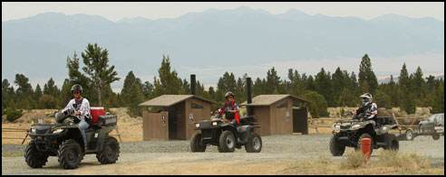 Butte, MT Pipestone OHV Park Staging Area