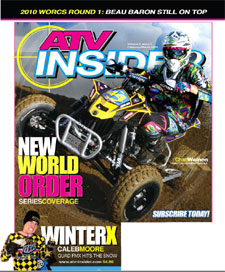 Chad Wienen - ATV Insider Cover
