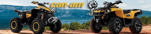 All New 2012 Can-Am Outlander 1000 & Renegade 1000 Utility ATV