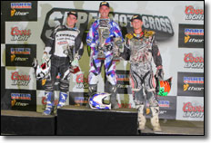 Can-Am Riders John Natalie, Chad Wienen, and Cody Miller sweep Pro Podium