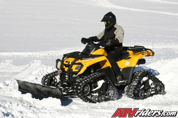 New BRP Apache ATV Track System with Studded Tracks