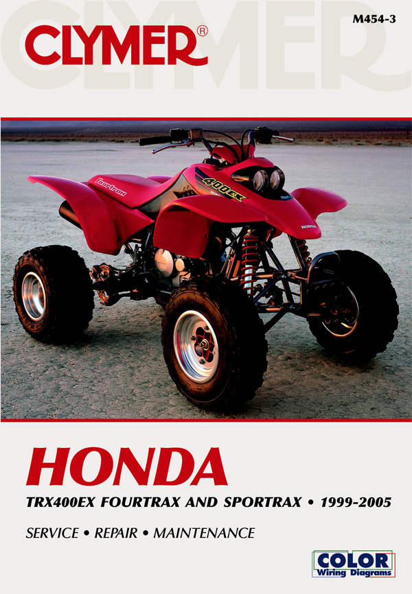 1999-2005 Honda TRX400EX Clymer ATV Manual Updated