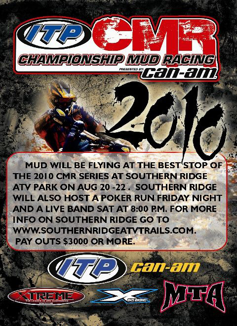 2010 Championship Mud Racing Flyer - Southern Ridge ATV Trails