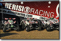 DeRisi Racing ATV Race Rig & Honda 450R ATVs