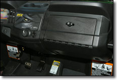 2013 John Deere Gator RSX 850i SxS Glove Box
