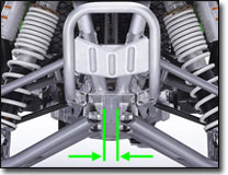 KFX450R ATV Narrow Frame