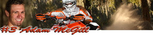 Adam McGill: 2009 FRE / KTM GNCC XC1 Pro ATV Racer