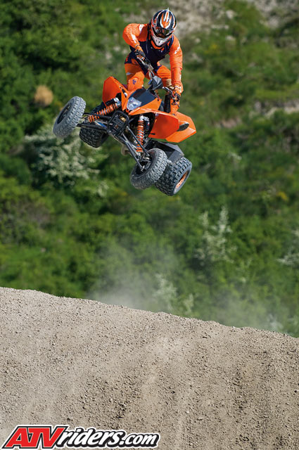 A very capable KTM 450 SX ATV