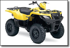 Suzuki KingQuad  Utility ATV Recalled