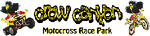 Crow Canyon - ATV MX Rider Park Racing Logo