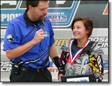 Maci Davenport - Mushin Racing Podium