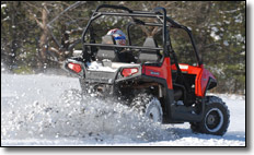 2008 Polaris Ranger Rzr Roosting Snow