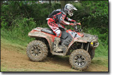 Polaris ATV rider Daryl Rath
