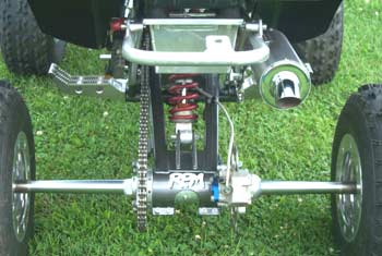 Honda 400EX Swingarm - Axle - Carrier