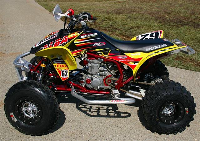 Honda 450r plastic yellow #3