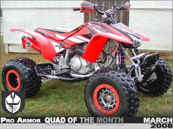 William Chapman Jr.'s Pro Armor March Quad of the Month
