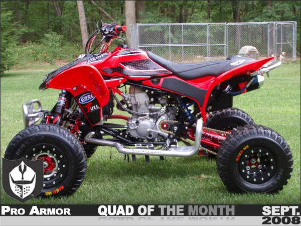 2008 Honda 450r quad