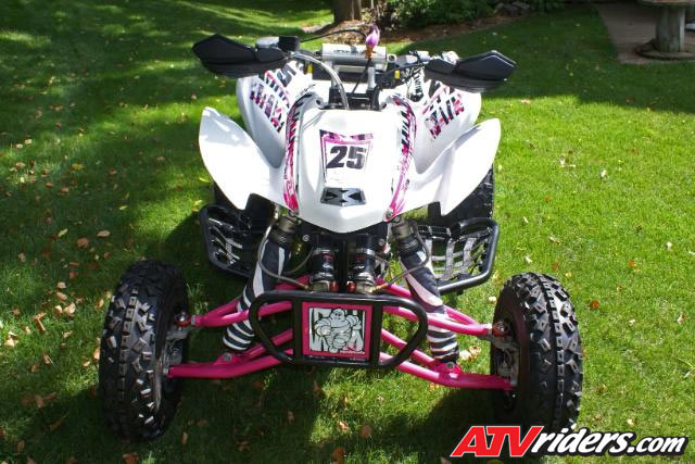 Pink honda atv plastics #5