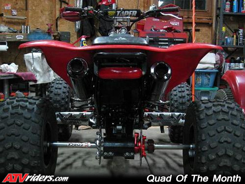 Hmf dual exhaust for honda 400ex #3