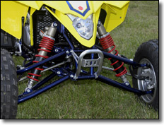 2008 Suzuki LT-R450 QuadRacer Sport ATV suspension