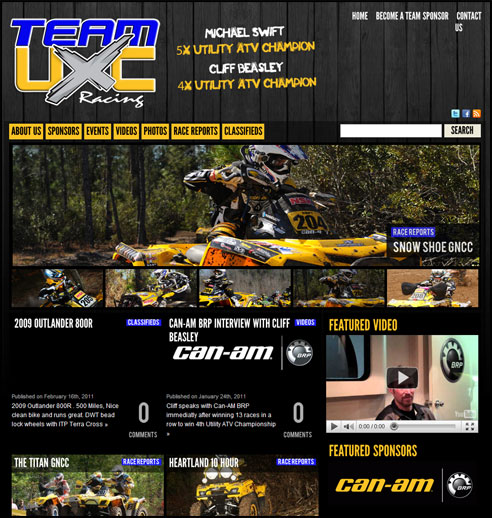 Team UXC Racing Website
