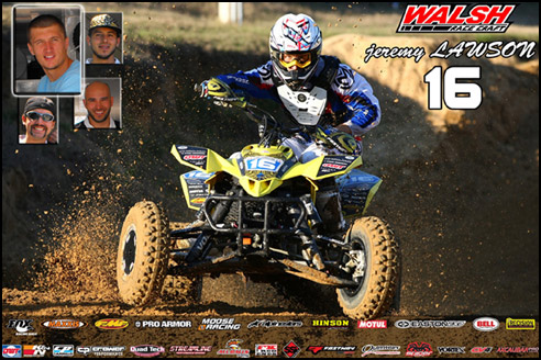 2011 Walsh Race Craft's Jeremey Lawson AMA ATV Motocross Poster