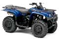 Blue Yamaha Big Bear 400 IRS ATV