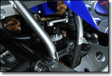 Jarrod McClure's 2009 Yamaha YFZ450 ATV Steering Stabilizer