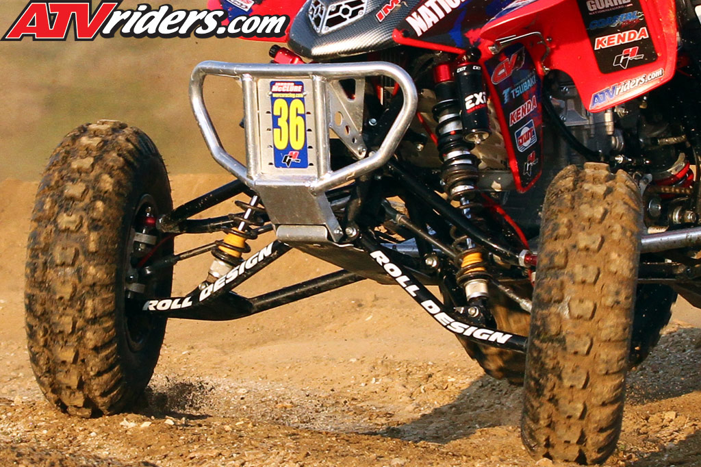 I want to race my honda 450r through the woods