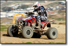 Yokley Racing's Jarrod McClure Honda 450R ATV