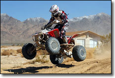 Yokley Racing's Jarrod McClure Honda 450R ATV